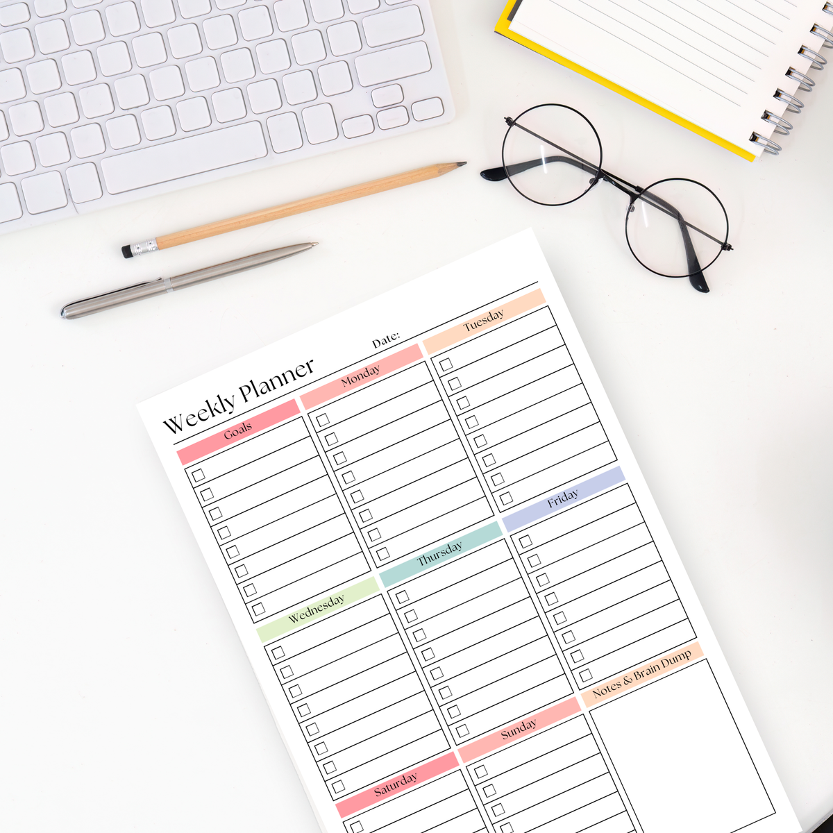Daily and Weekly To-Do List