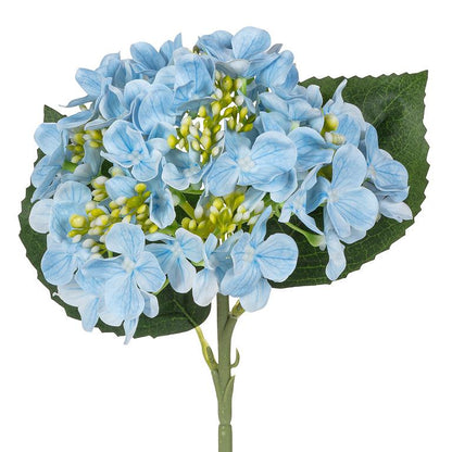 Single Real Touch Blue Hydrangea Bloom