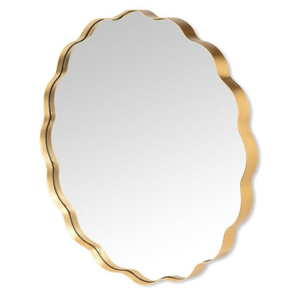 Scalloped mirror