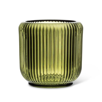 Ribbed Glass Votive
