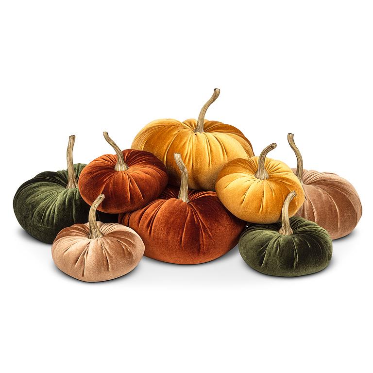 Velour Pumpkin Small
