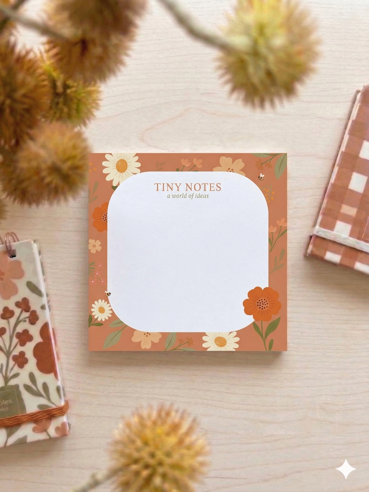 Notepad | Terracota Flower Mini Note