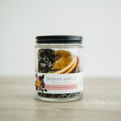 Be Mellow Simmer Pot Mix, Natural Lavender Citrus Aroma