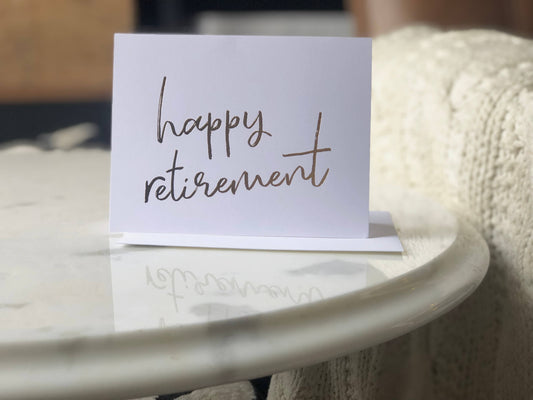 Happy Retirement Greeting Card