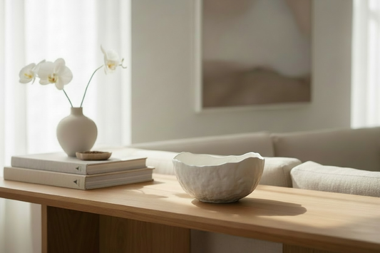 Hand-Poured Concrete Catchall Bowl