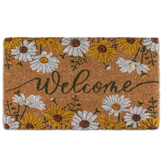 Daisy Welcome Doormat