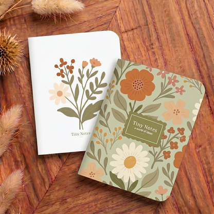 Green Wildflowers  | Pocket Notebook