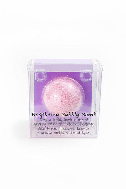 Raspberry Bubbly Bomb