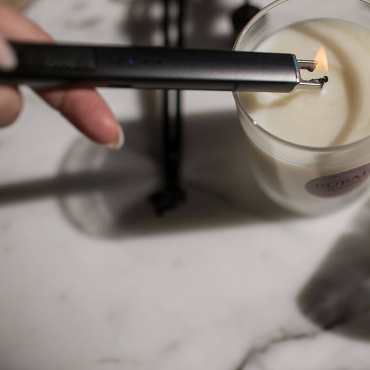Rechargeable USB Black Candle Lighter