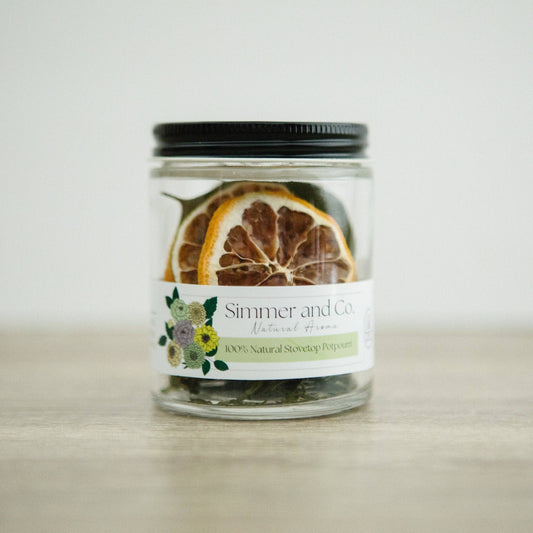 Be Lush Simmer Pot Mix, Natural Mint Citrus Aroma