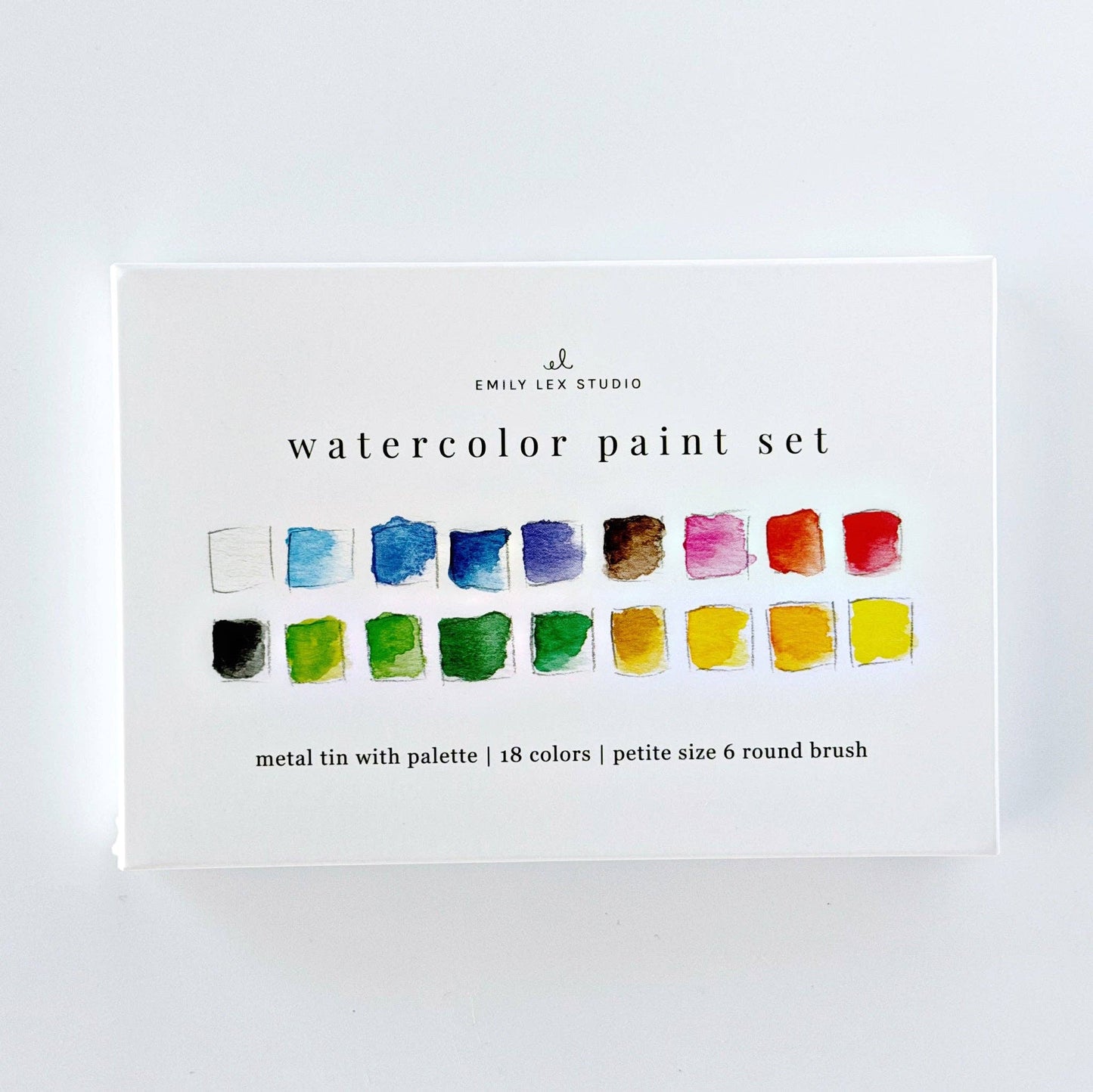 Watercolor Paint Set by Emily Lex Studio