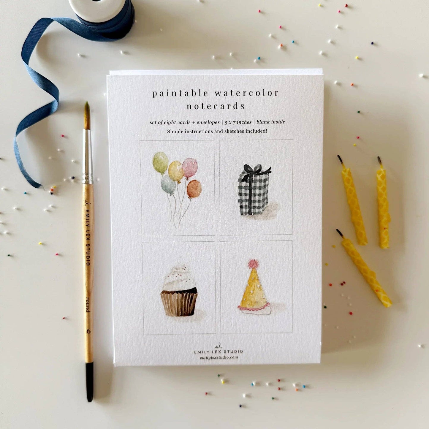 Paint-Your-Own Birthday Card Set