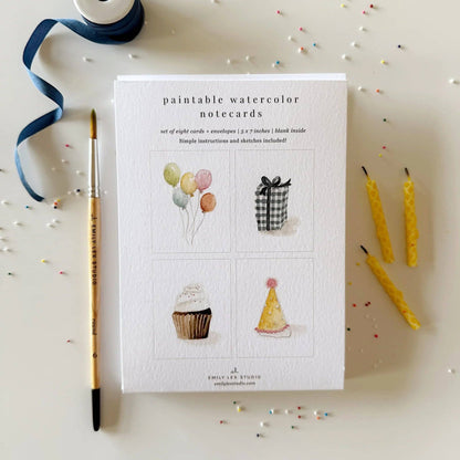 Paint-Your-Own Birthday Card Set