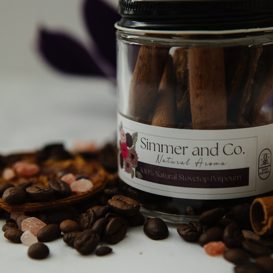 Be Parisian Simmer Pot Mix, Natural Café au Lait Aroma