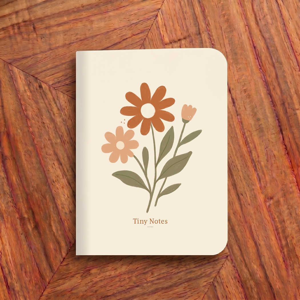 Terracotta Wildflowers | Pocket Notebook