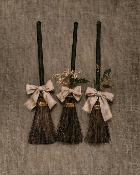 Three Brooms