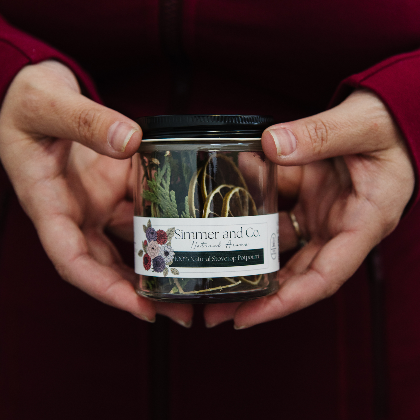 Be Northern Simmer Pot Mix, Natural Wooded Citrus Aroma