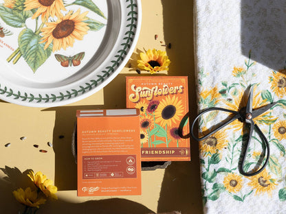 Sunflowers (Friendship) - Floriography Seed Packet