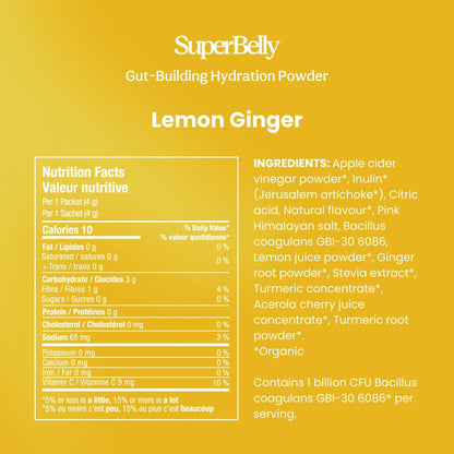 SuperBelly Lemon Ginger