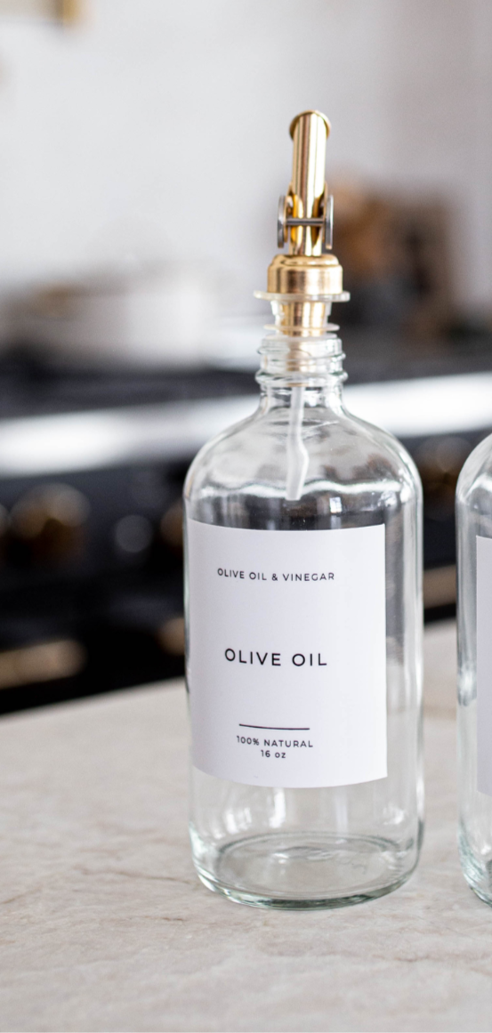Olive Oil Glass Bottle 16oz.