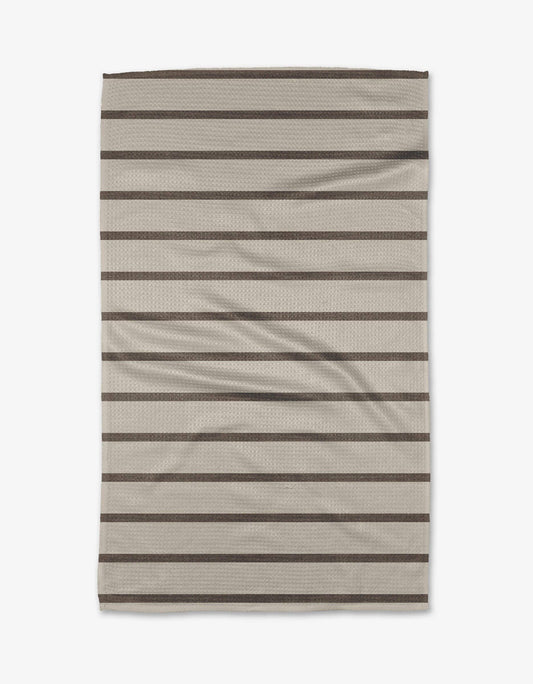 Cocao Stripe-Tea Towel
