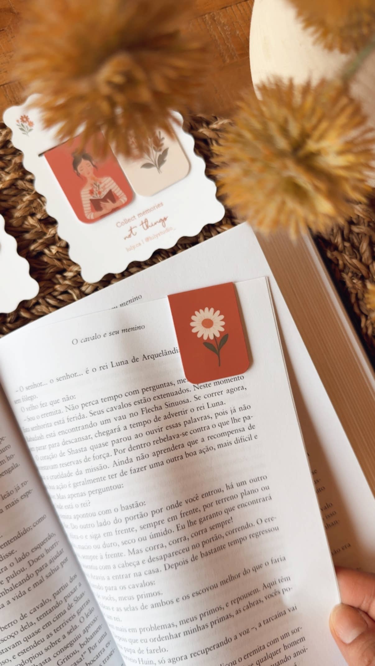 Magnetic Bookmark | Flowers
