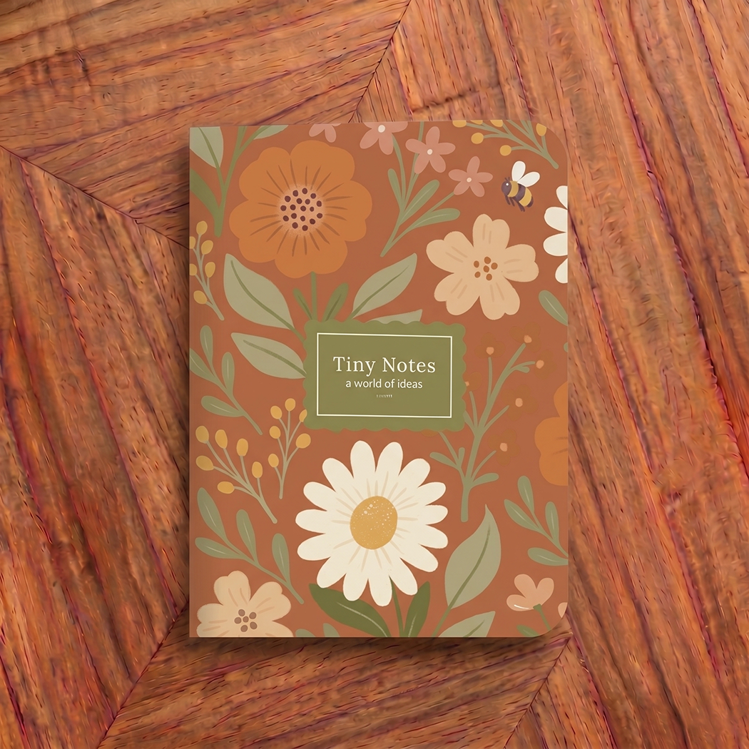 Terracotta Wildflowers | Pocket Notebook