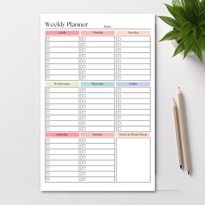 Daily and Weekly To-Do List