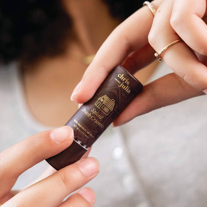 Poppy & Pout- Lip Balm, Chris Loves Julia, Spiced Peach Crumble