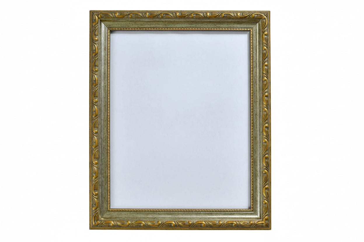 Gold/Silver Antique Filagree Frame: 11x14