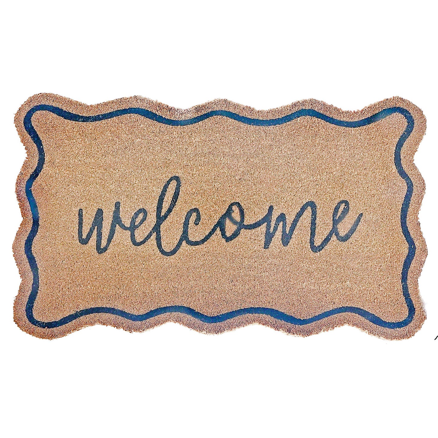 Scallop Shape Welcome Doormat