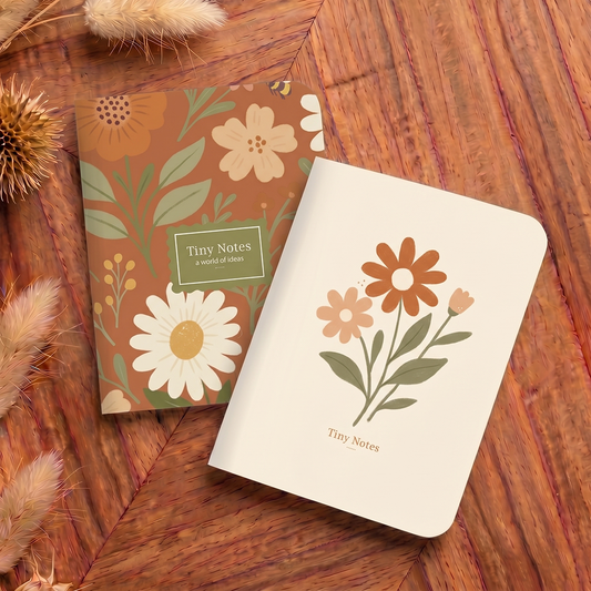 Terracotta Wildflowers | Pocket Notebook