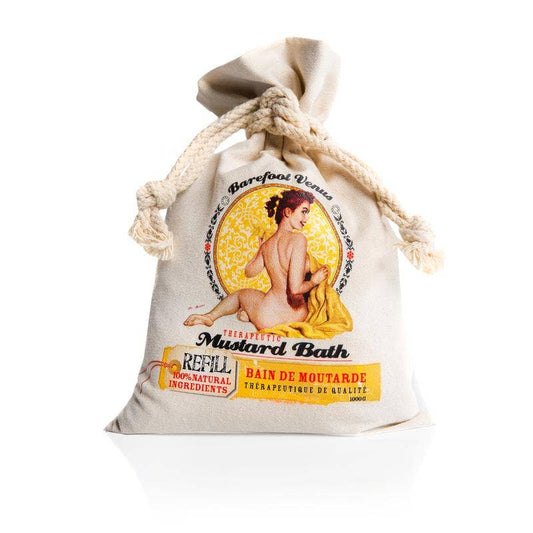 100% Natural Mustard Bath Soak Refill Bag