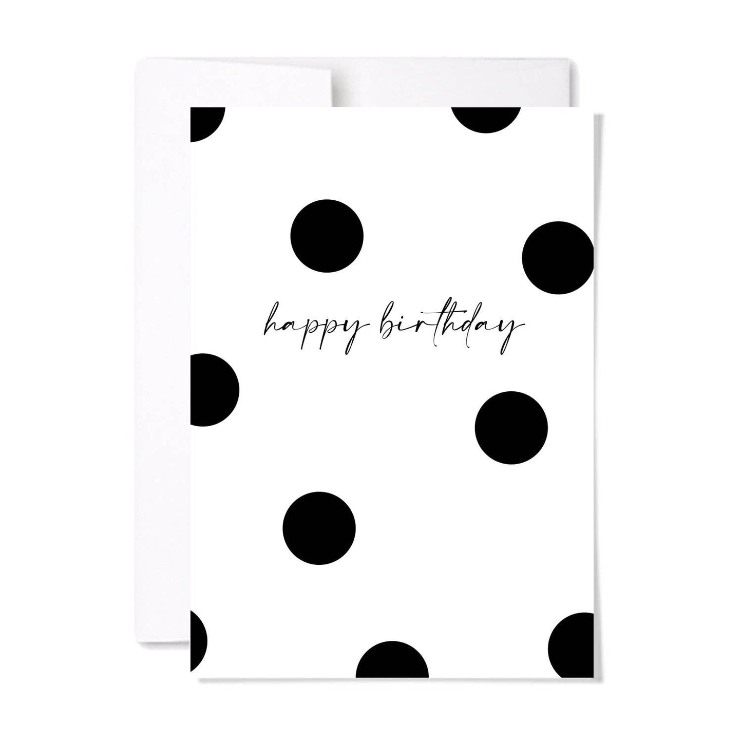 Large Dot Birthday Card