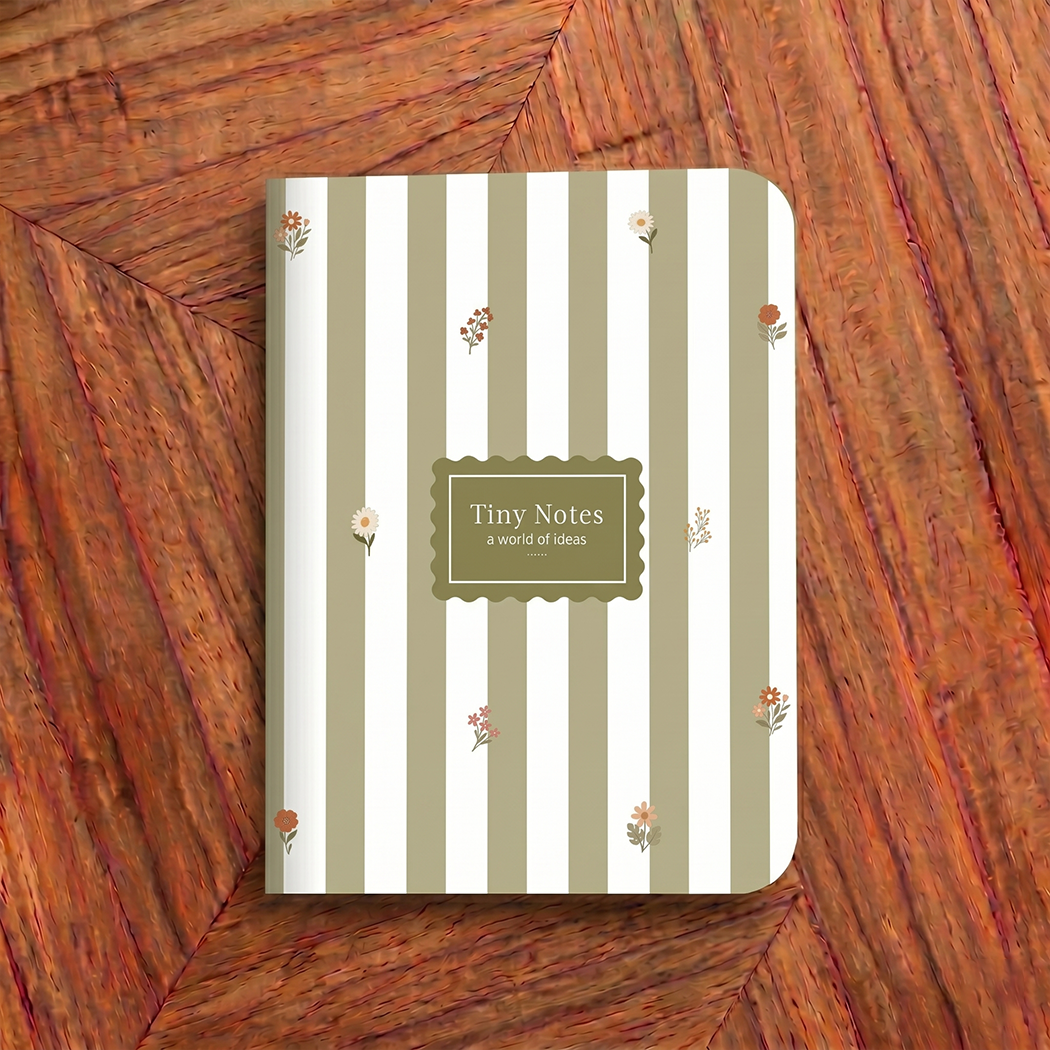 Green Gingham & Stripes S/2 pocketbook