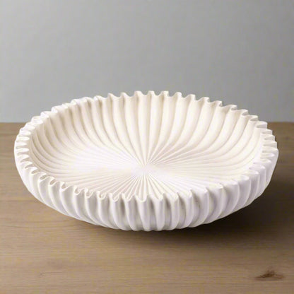 Scalloped Shallow Bowl