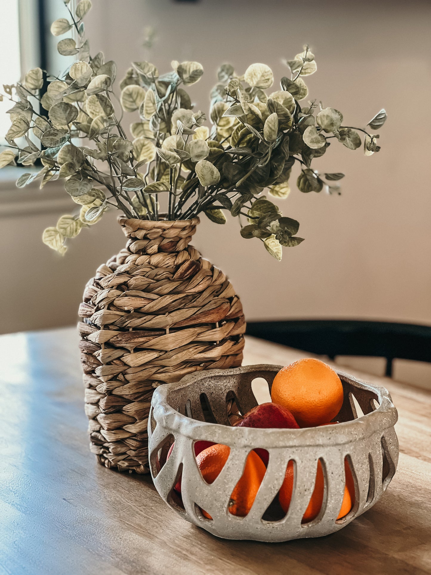 Evelyn Natural Grass Vase: Natural