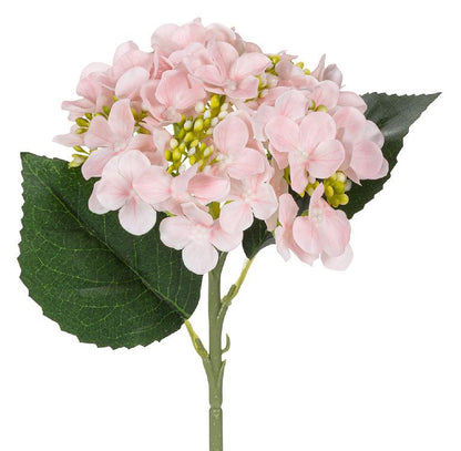 Single Real Touch Pink Hydrangea Bloom