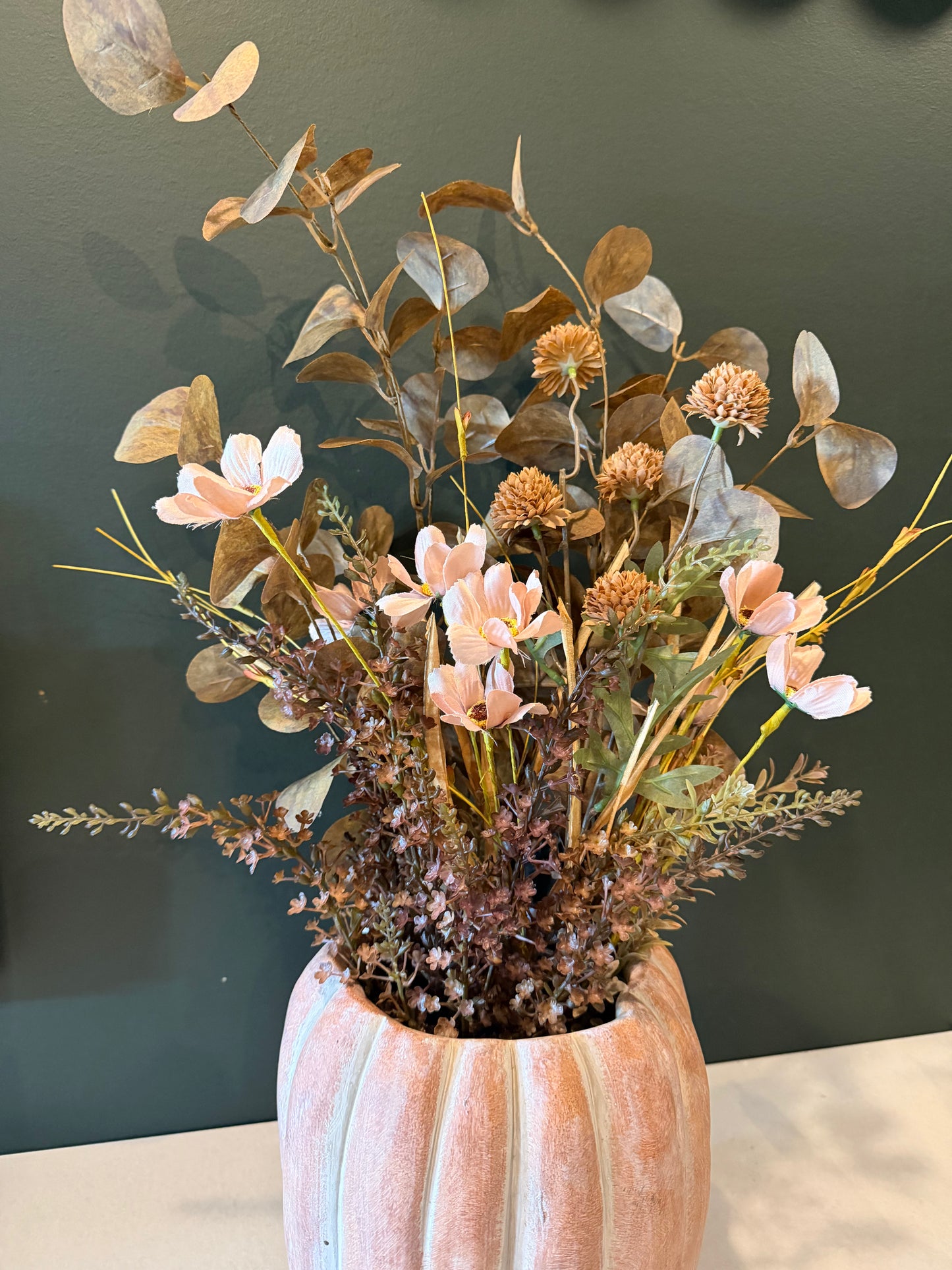 Tall Pumpkin Planter