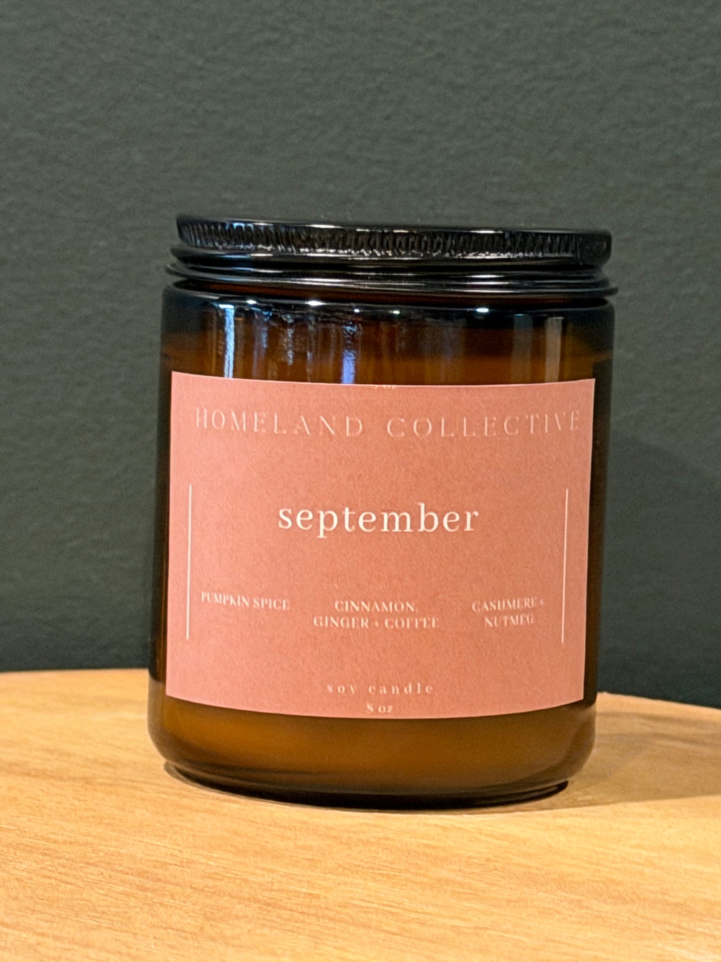 September Wood Wick Candle