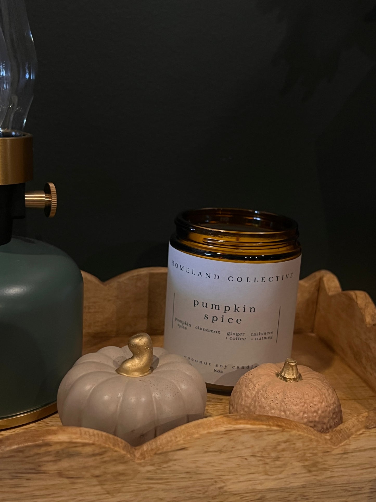 HC Pumpkin spice 8oz wood wick