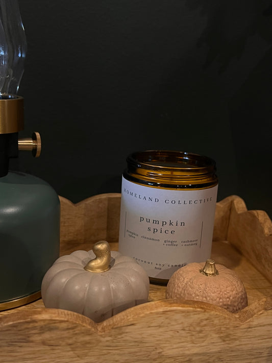 HC Pumpkin spice 8oz wood wick