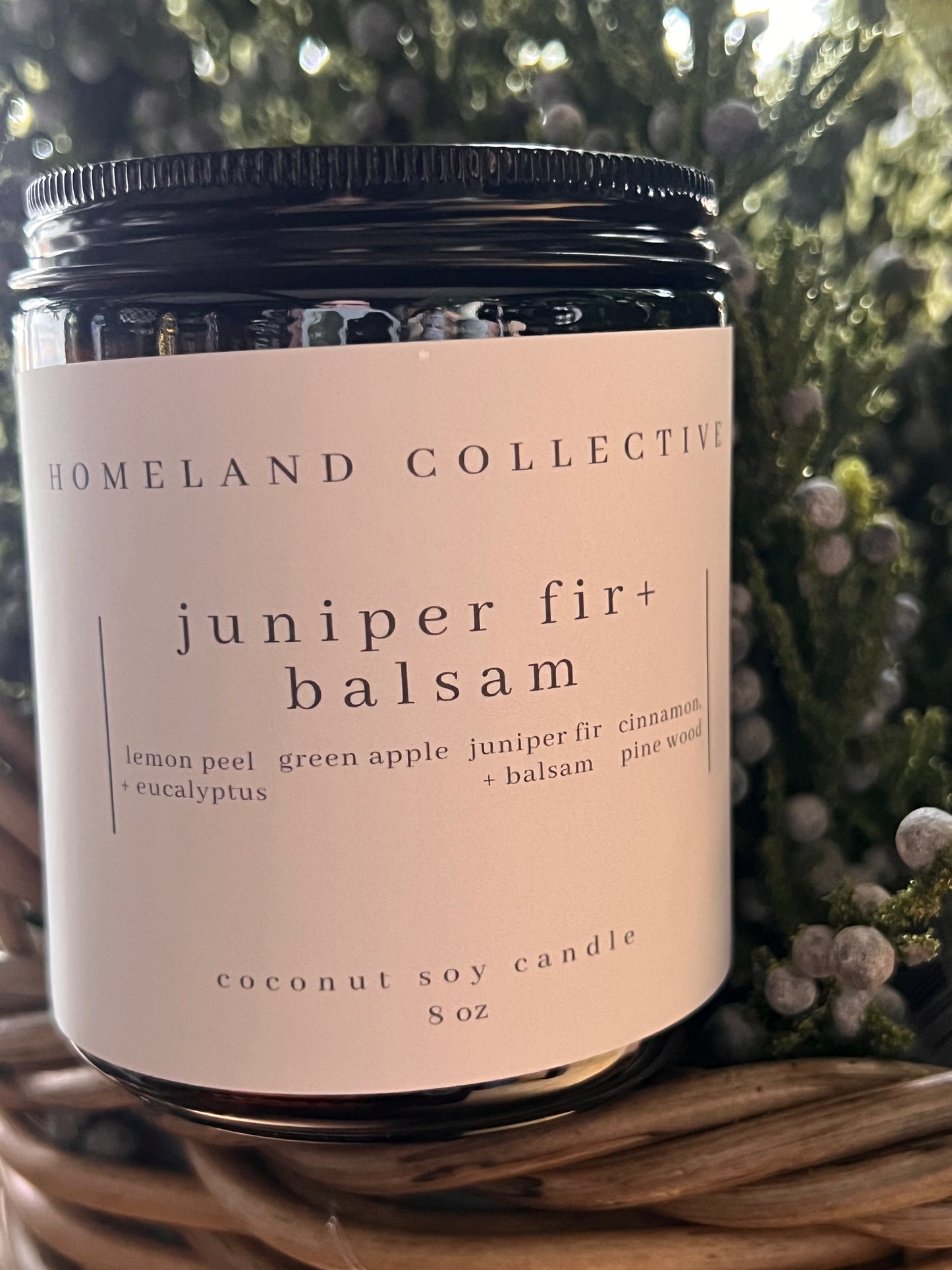 HC Juniper Fir +  Balsam 8oz Candle
