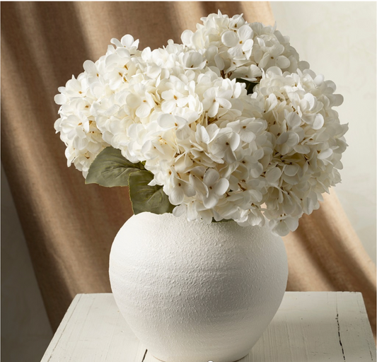 Hydrangea Stem, White