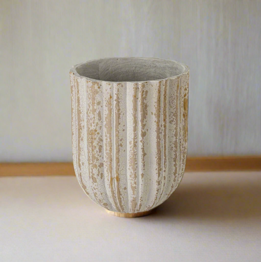 Athens Paper Mache Pot