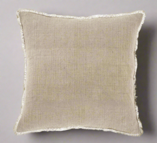 Oat Linen Pillow 20x20