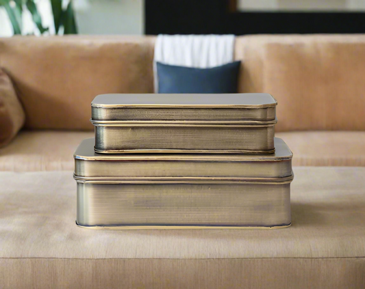 Henley Brass Box Set (set of 2)