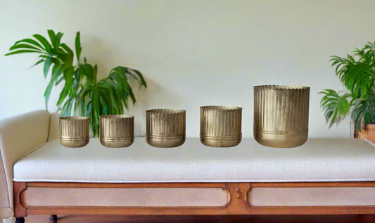 Marlo Brass Planter Collection