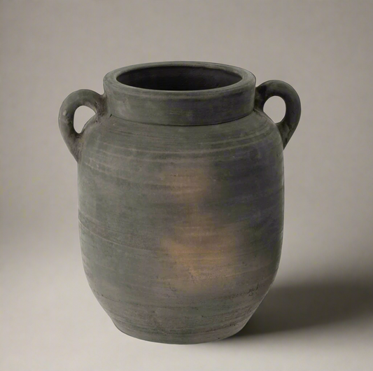 Provenance Burnt Terracotta Vase