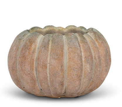 Large Low Pumpkin Planter